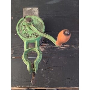 Vintage Climax Hand Crank Grinder Decor Cast Iron USA Tool Farmhouse